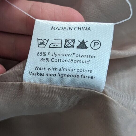 Free/Quent camel tan beige belted trench coat - Picture 7 of 7